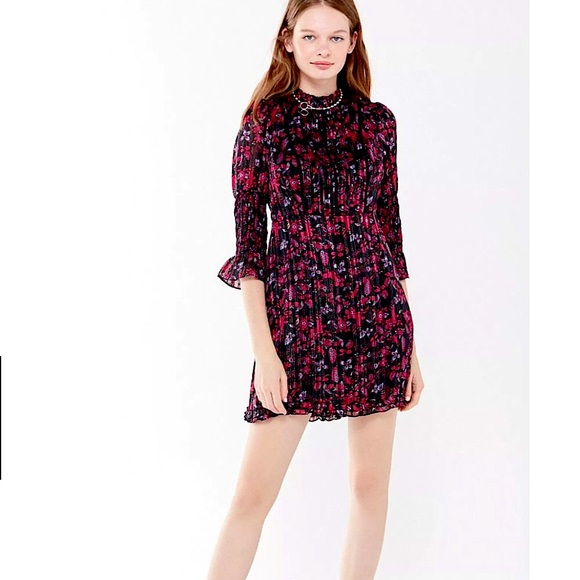 Urban Outfitters Dresses & Skirts - UO floral ruffle mini dress